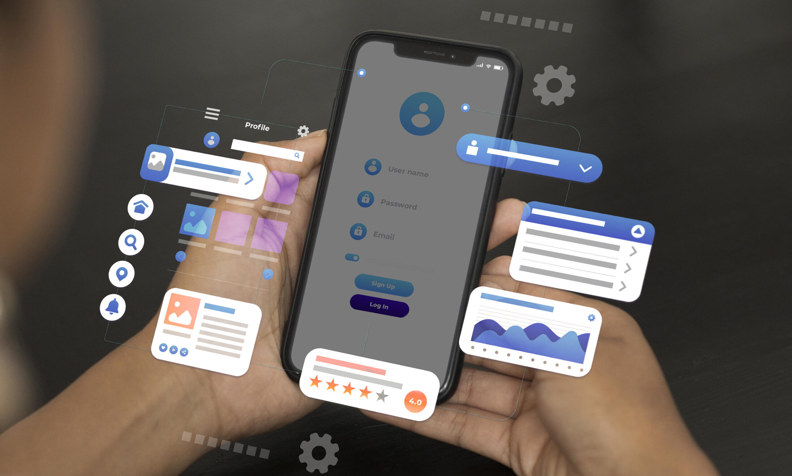 phone showing AI enhancements